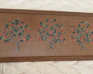 BKB223 - Framed Embroidered Art Piece