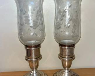 BKB079 - Weighted Silver Candle Sticks
