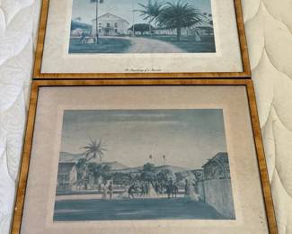 BKB151 - Two Framed Prints of Hawaiiana Paintings
