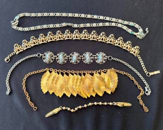 BKB183 - Costume Jewelry lot of Necklaces, & wrist bands