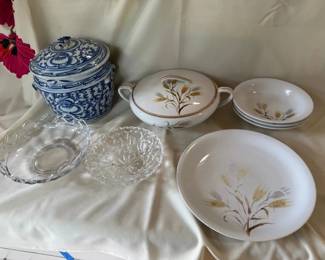 BKB097 - Porcelain Dishes, Glass, and Crystal