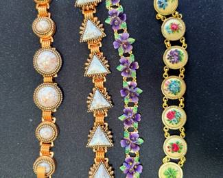 BKB166 - Assortment of Costume Jewelry Wrist straps