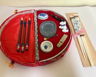 BKB017 - Calligraphy Set With Chopsticks