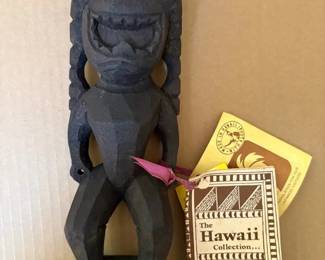 BKB186 - Hand Carved Hawaiian God Statue KU