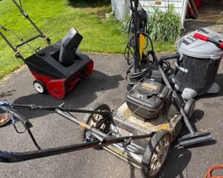 Lawn mower and outdoor