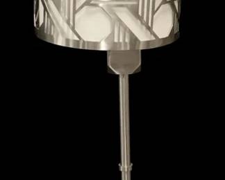 369 - Wildwood Hutton Slim Lamp, Silver Finish 34" (Description): Item is direct from manufacturer, untested, no guarantee