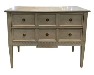 172 - Alden Parkes Elliott 2 Drawer Chest (Description): grey, 34 x 43 x 20