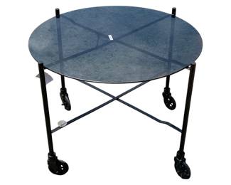 962 - Glass Top Table 20 x 24