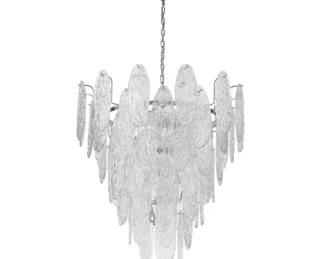 5020 - Elk Lighting Frozen Cascade 13 Light Chandelier (Description): direct from showroom 35 x 34 x 34