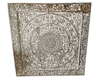 935 - Wood Carved Wall Decor 59 x 59