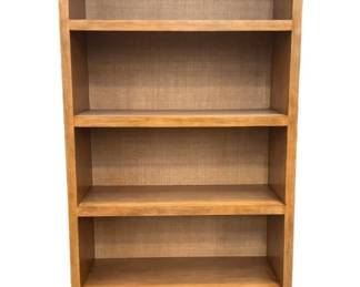 8018 - Wildwood Panama Etagere, Raffia Back (Description): Retail $4588, 81 x 40.25 x 16.5