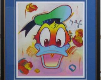 9022 - Donald Duck Giclee by Peter Max (Description): 21.5 X 23.5