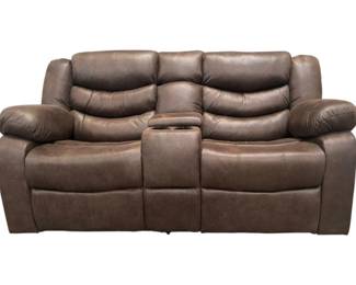 8013 - Lane Manual Reclining Loveseat w/ Console