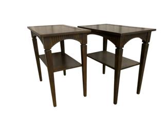 3119 - Pair Alden Home Elliott End Tables (Description): 27 x 27 x 17