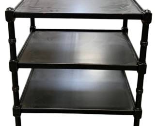 153 - Alden Parkes 3 Tier End Table (Description): 26 x 24.5 x 19.5