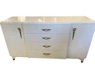 3537 - Alden Home Allegra Sideboard (Description): Tiffany white 39 x 66 x 25