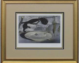 9079 - The Enigma of Hitler Print by Salvador Dali (Description): 16.5 X 19