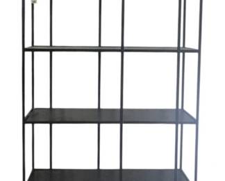 482 - Tall Metal Display Shelf by Three Hands (Description): 76 x 35.5 x 13