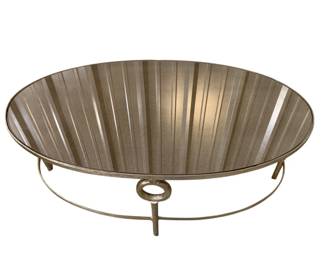 3001 - Wildwood Hudson II Cocktail Table (Description): Silver, 20.5 x 53.5 x 29.5