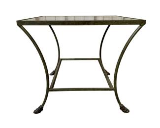 3019 - Chelsea House Kendal End Table (Description): mirror top, 24 x 28 x 28