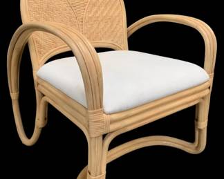 288 - Wildwood Rattan Arm Chair (Description): 34 x 29 x 23