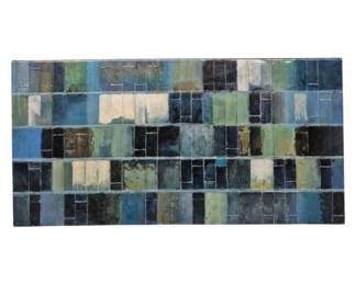 422 - Embossed Stretch Canvas on Frame Art 30 x 60