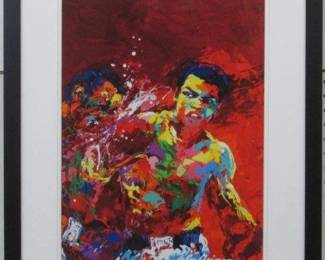 9013 - Muhammad Ali Giclee by Leroy Neiman (Description): 21.5 X 25.5