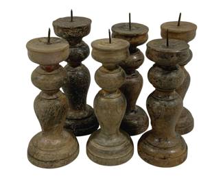 6185 - 6 Candle Prickets 7"