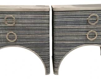 330 - Pair Wildwood 2 Drawer Bedside Stands (Description): 27 x 28 x 18