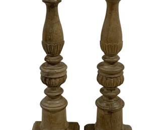 6184 - Pair Candle Prickets 15.5"
