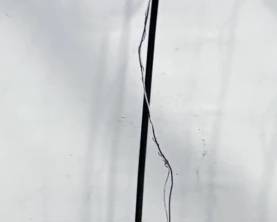 1109 - Hanging Light Fixture 60" (Description): You are buying a used as-is electric/electronic item. We do not guarantee all components are present, and if it is not expressly stated, it is untested.