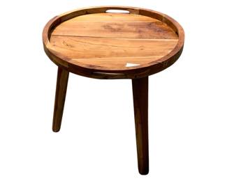 956 - Wood Accent Table 23.5 x 24