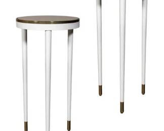 386 - Modern History Lyon Spot Table (Description): 28 x 13.5