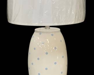 377 - Wildwood Polka Dot Table Lamp 37" (Description): Item is direct from manufacturer, untested, no guarantee