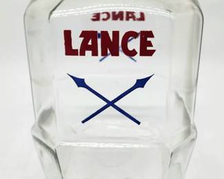 a vintage Lance jar w no lid