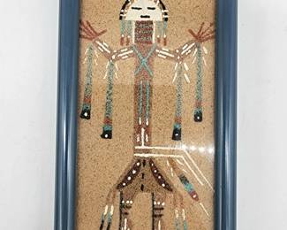 Native American sand painting