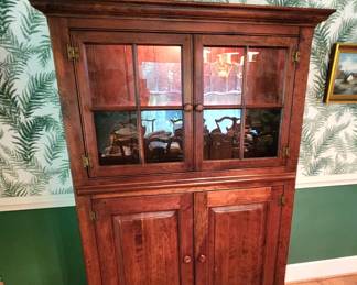 Bob Timberlake lighted bookcase china cabinet. Mint condition.