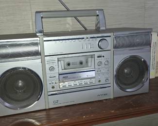 vintage boombox