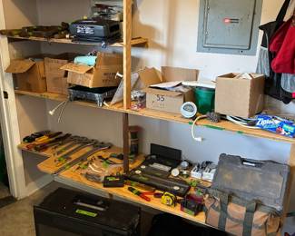 tools in garage
