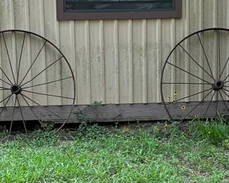 Large wagon wheels