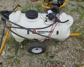 County line pull behind sprayer