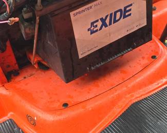 Kubota 4 wheel drive lawn tractor with bucket
