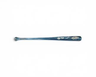 2021 Salvador Perez signed, chrome bat COA #14 of 221