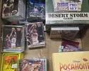 assorted trading cards