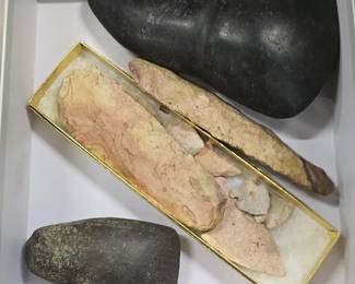 Axe heads and arrowheads
