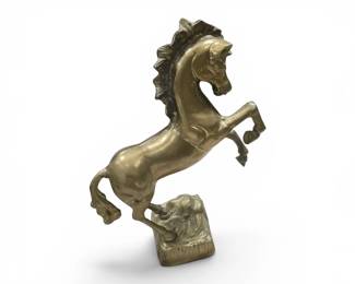 Brass horse