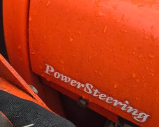 Kubota 4 wheel drive lawn tractor with bucket