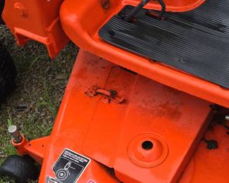 Kubota 4 wheel drive lawn tractor with bucket