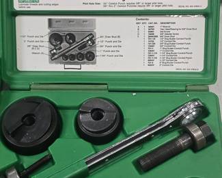 GREENLEE knockout punch set