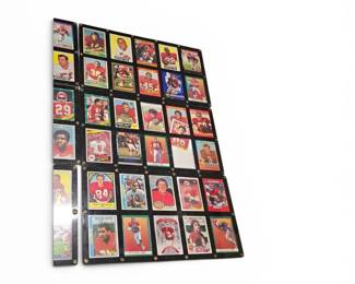 Old school Chiefs Football cards